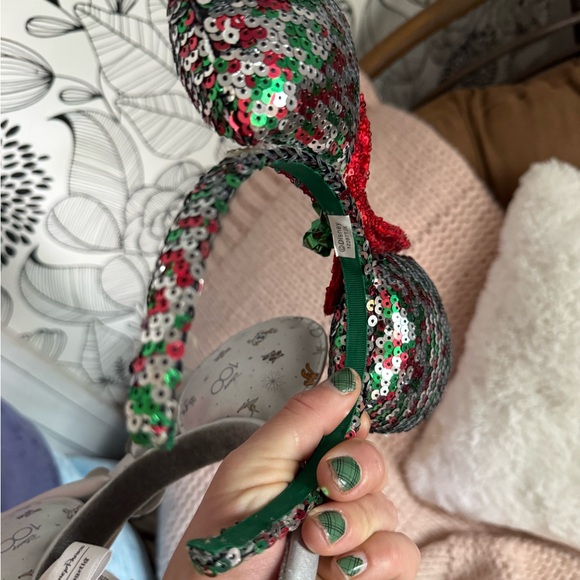 Disney Mickey Mouse Headbands- Silver LOUNGEFLY Anniversary Edition - Picture 4 of 5